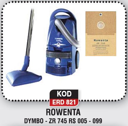 ROWENTA DYMBO - ZR 745 RSS 005-099 ERD 821